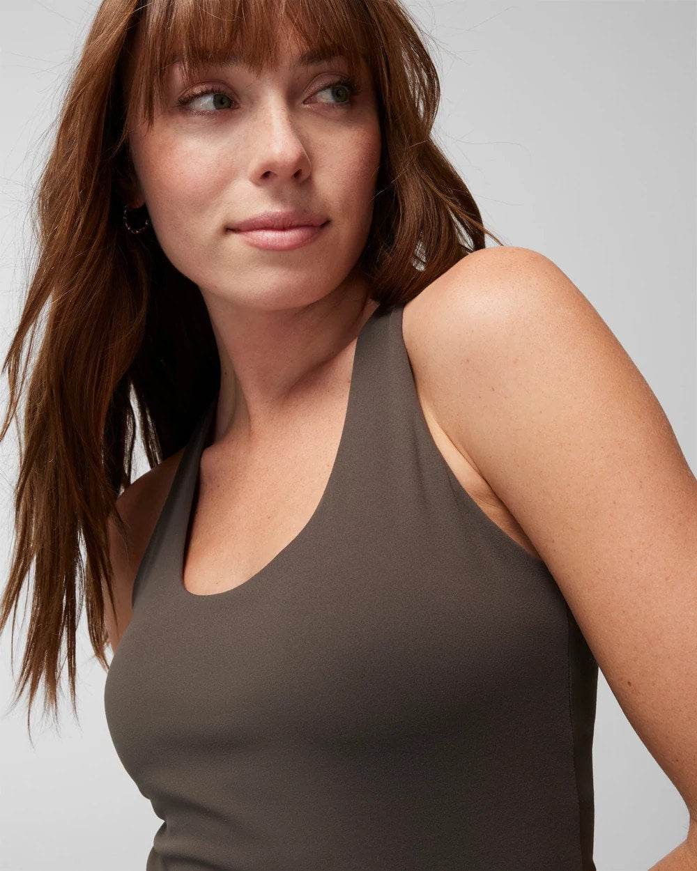 DARK GRAY OLIVE - 24/7 Racerback Bra Tank
