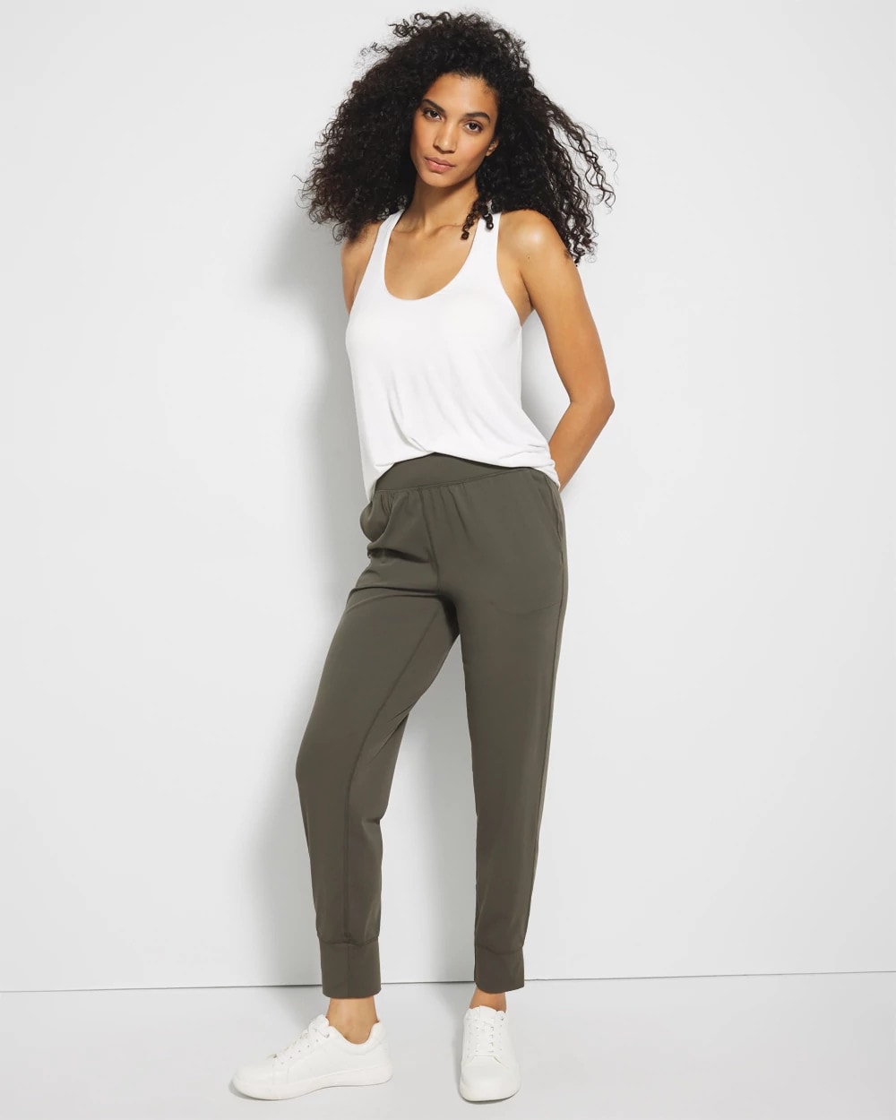 DARK GRAY OLIVE - 24/7 High-Waist Joggers