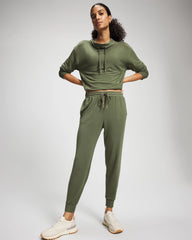 DARK SAGE - Ultrasoft Fleece Joggers