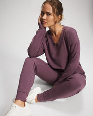 PURPLE FLINT - Ultrasoft Fleece Joggers