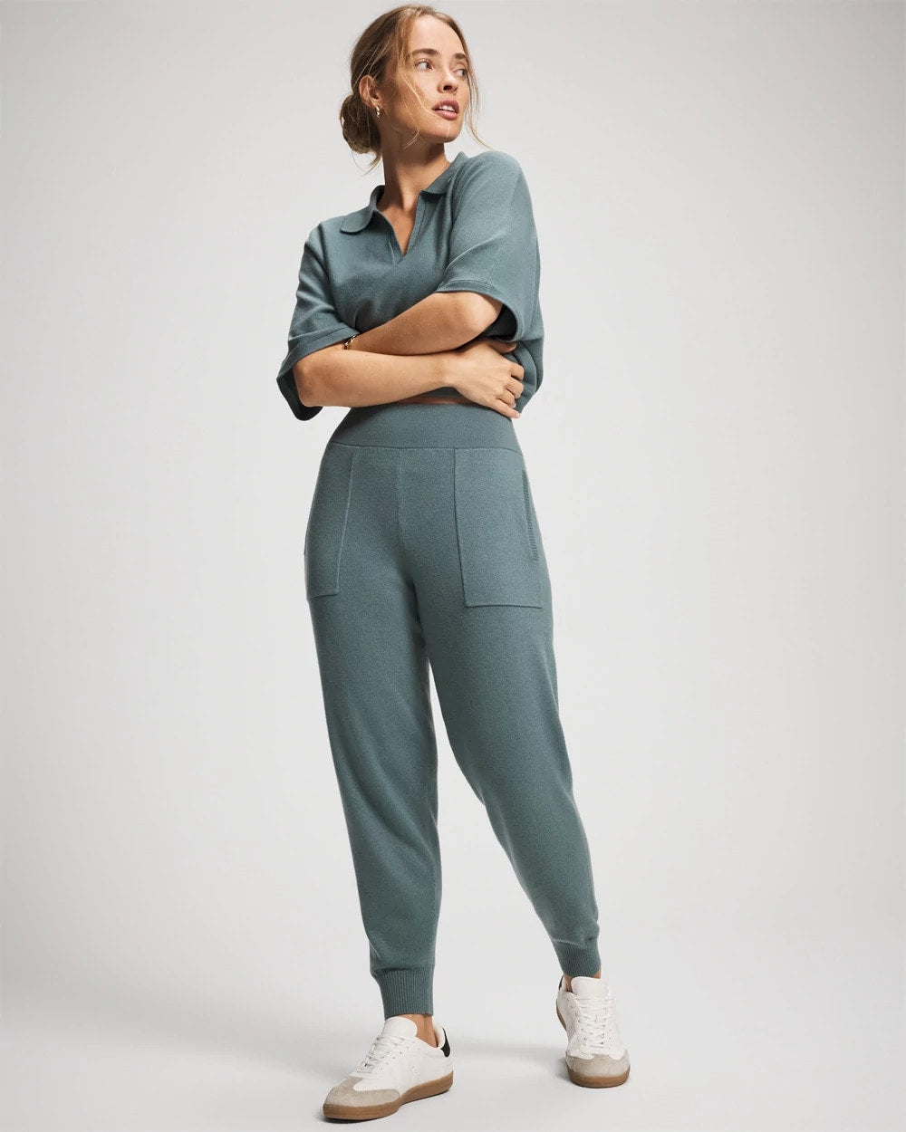 BLUE INSTINCT - Premier Knit Sweater Jogger