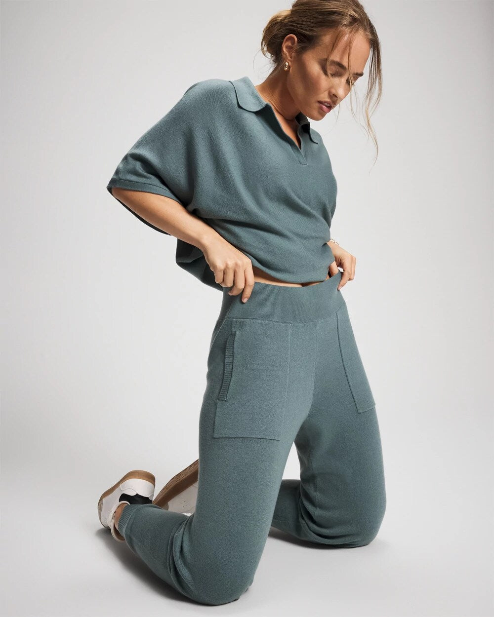 BLUE INSTINCT - Premier Knit Sweater Jogger