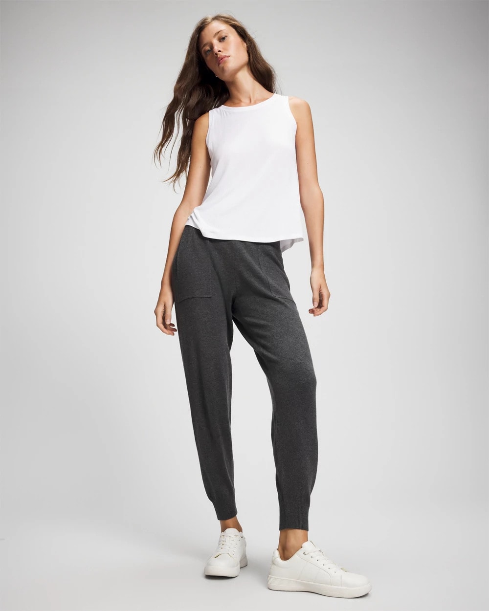 HEATHER QUARTZ - Premier Knit Sweater Jogger