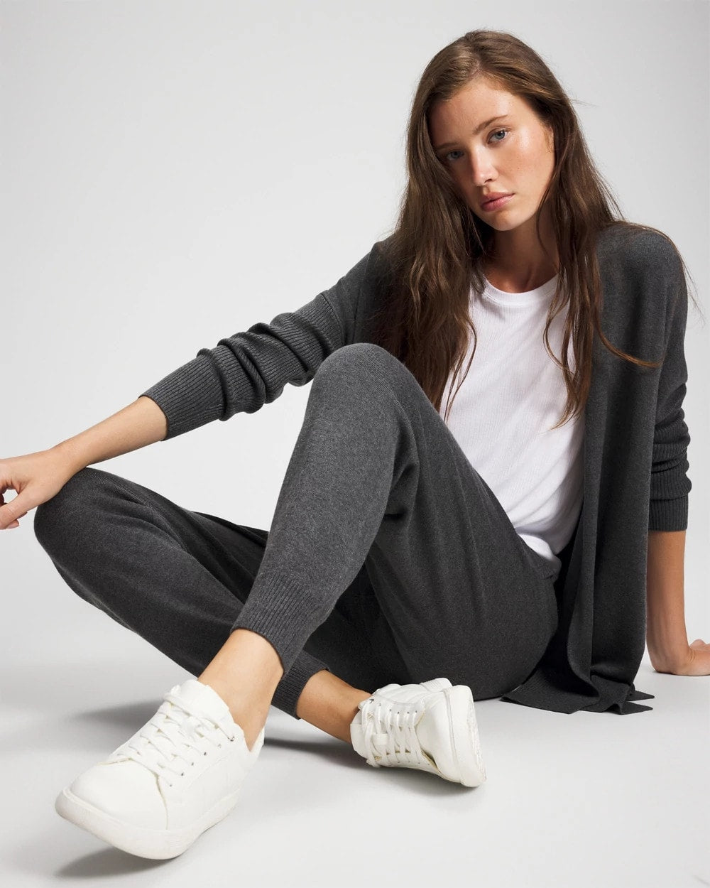 HEATHER QUARTZ - Premier Knit Sweater Jogger