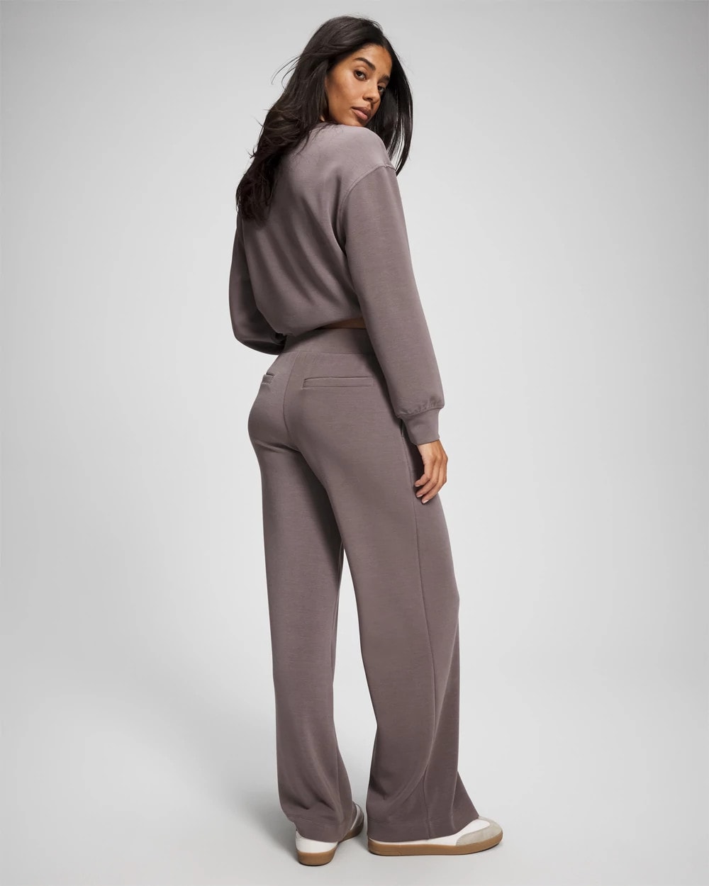 DARK TAUPE - Modern Modal Straight Leg Pant