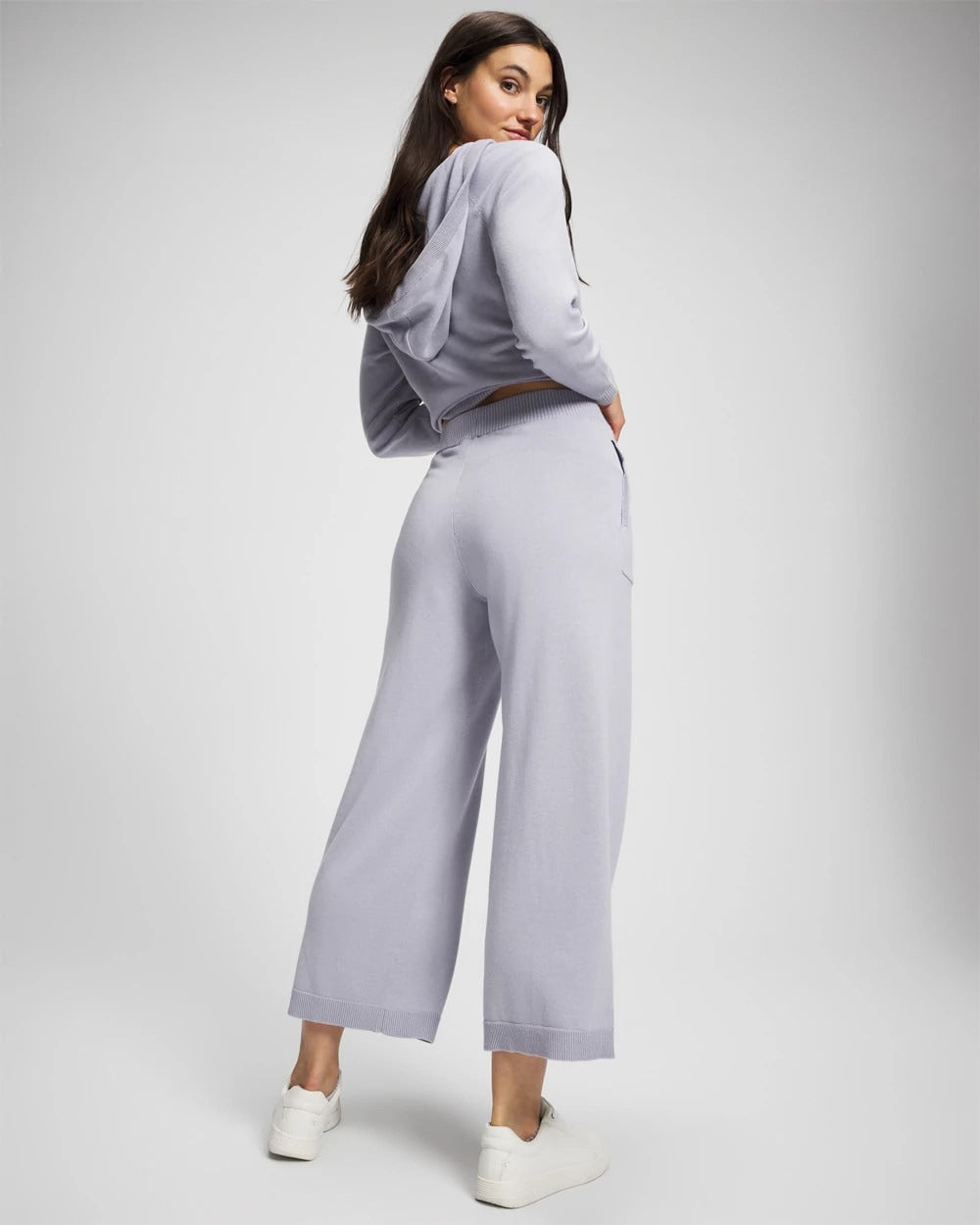 MOONSTONE - Cotton Sweater Crop Pant