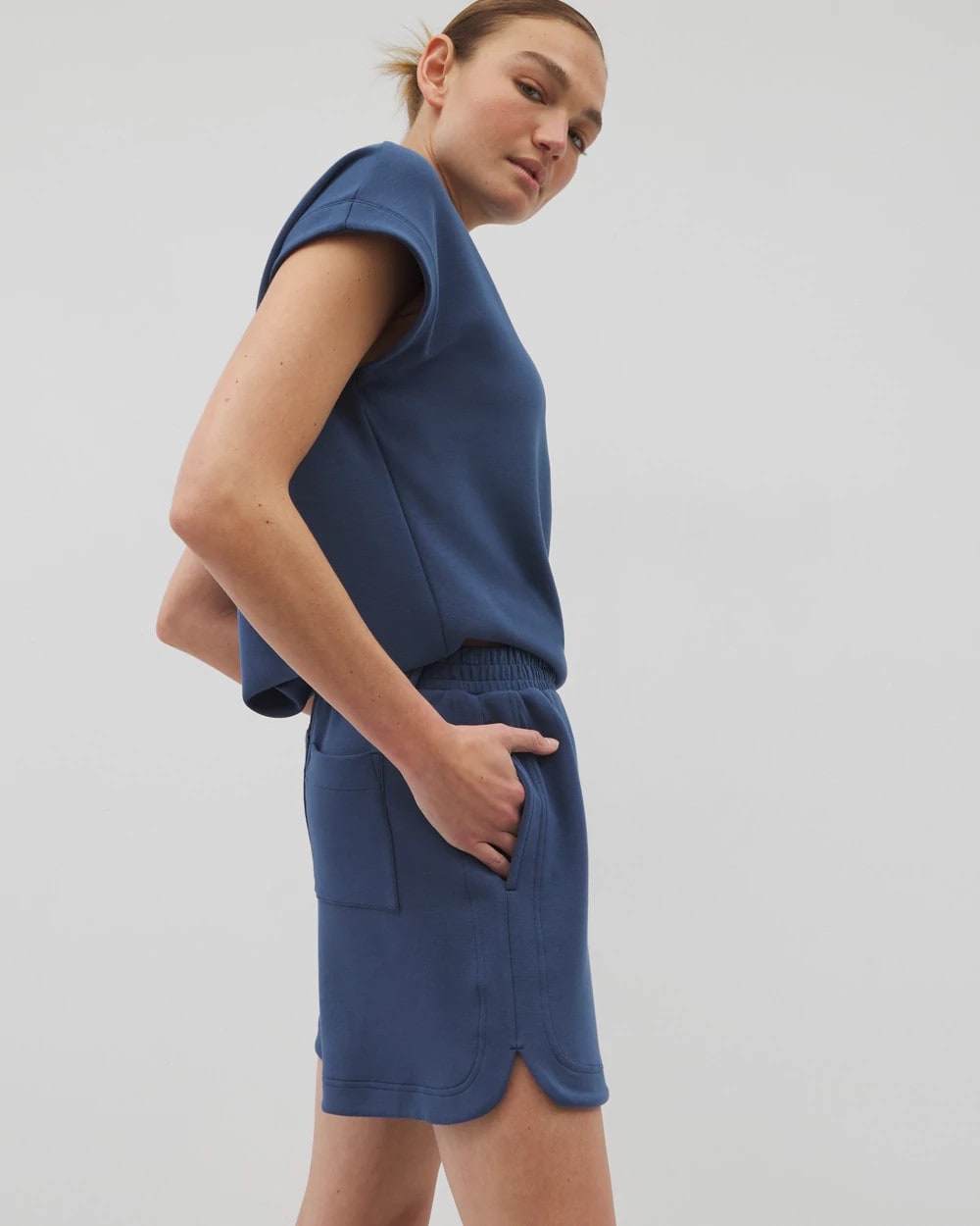 INK BLUE - 6 Inch Short