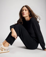 MIDNIGHT SKIES - Premier Knit Straight Leg Ankle Pant