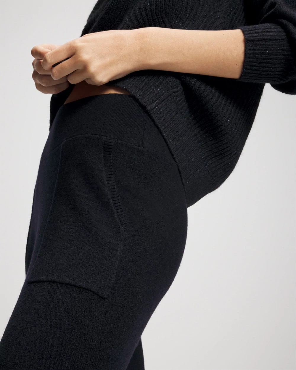 MIDNIGHT SKIES - Premier Knit Straight Leg Ankle Pant