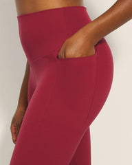 RED FLIRT - High-Waist Pocket Leggings