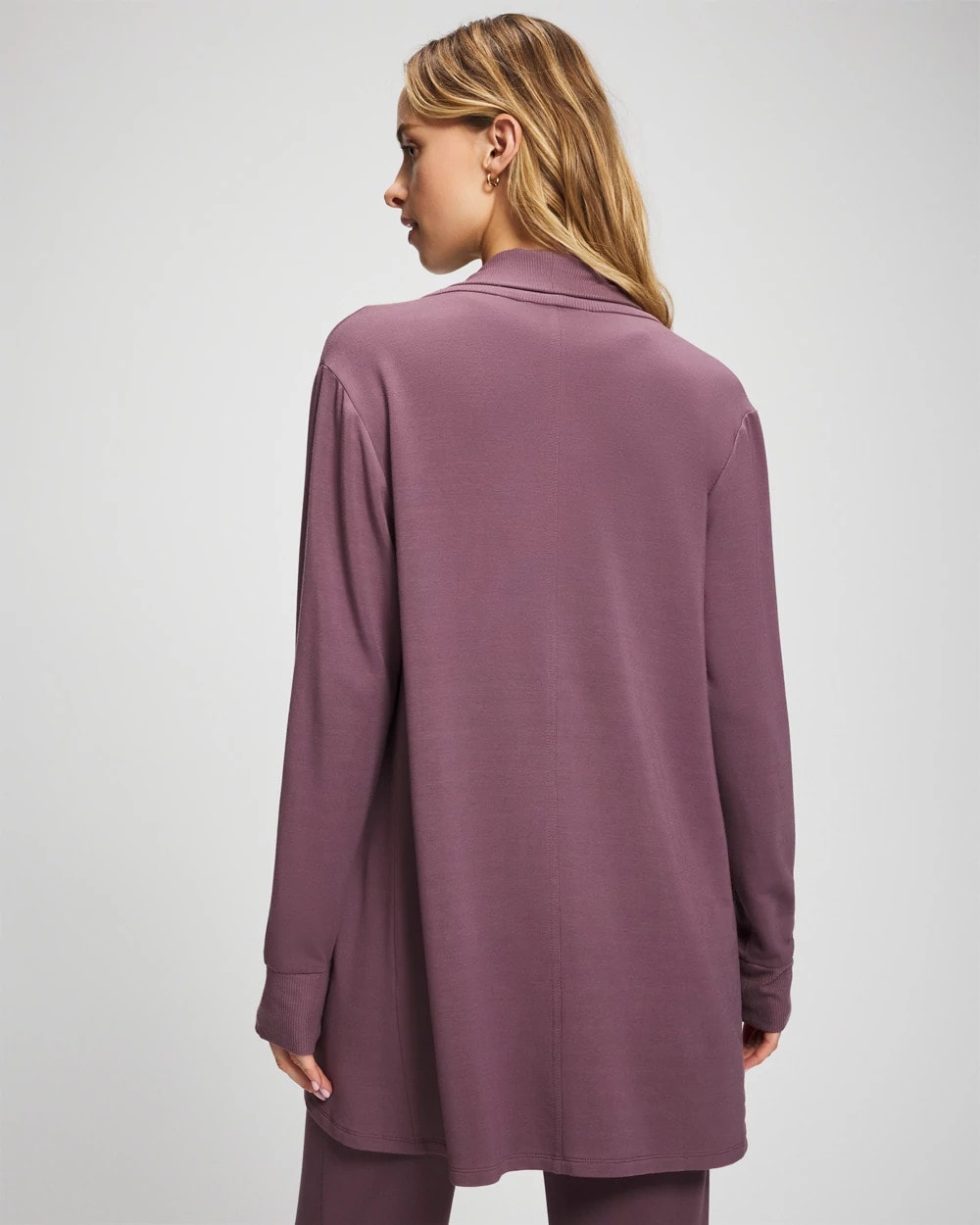 PURPLE FLINT - Ultrasoft Fleece Cardigan