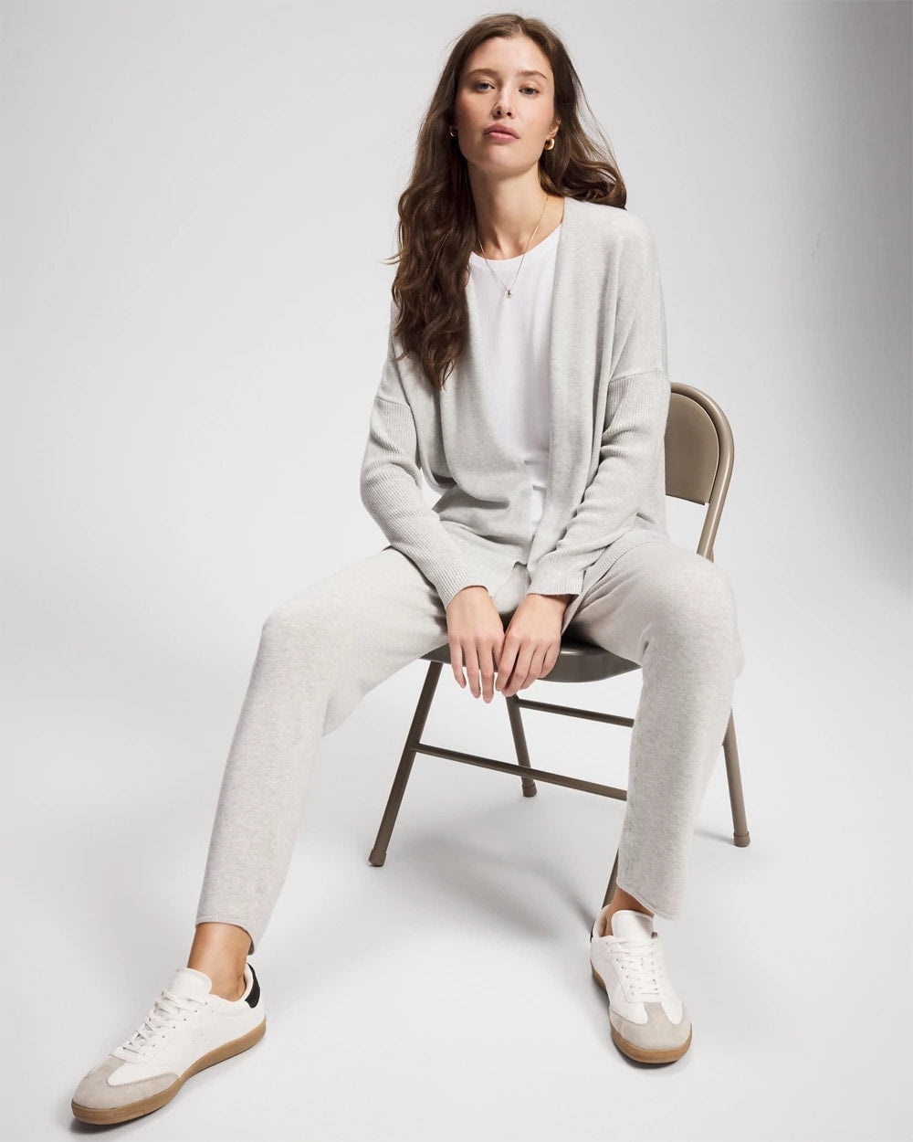 HEATHER STONE - Premier Knit Sweater Wrap