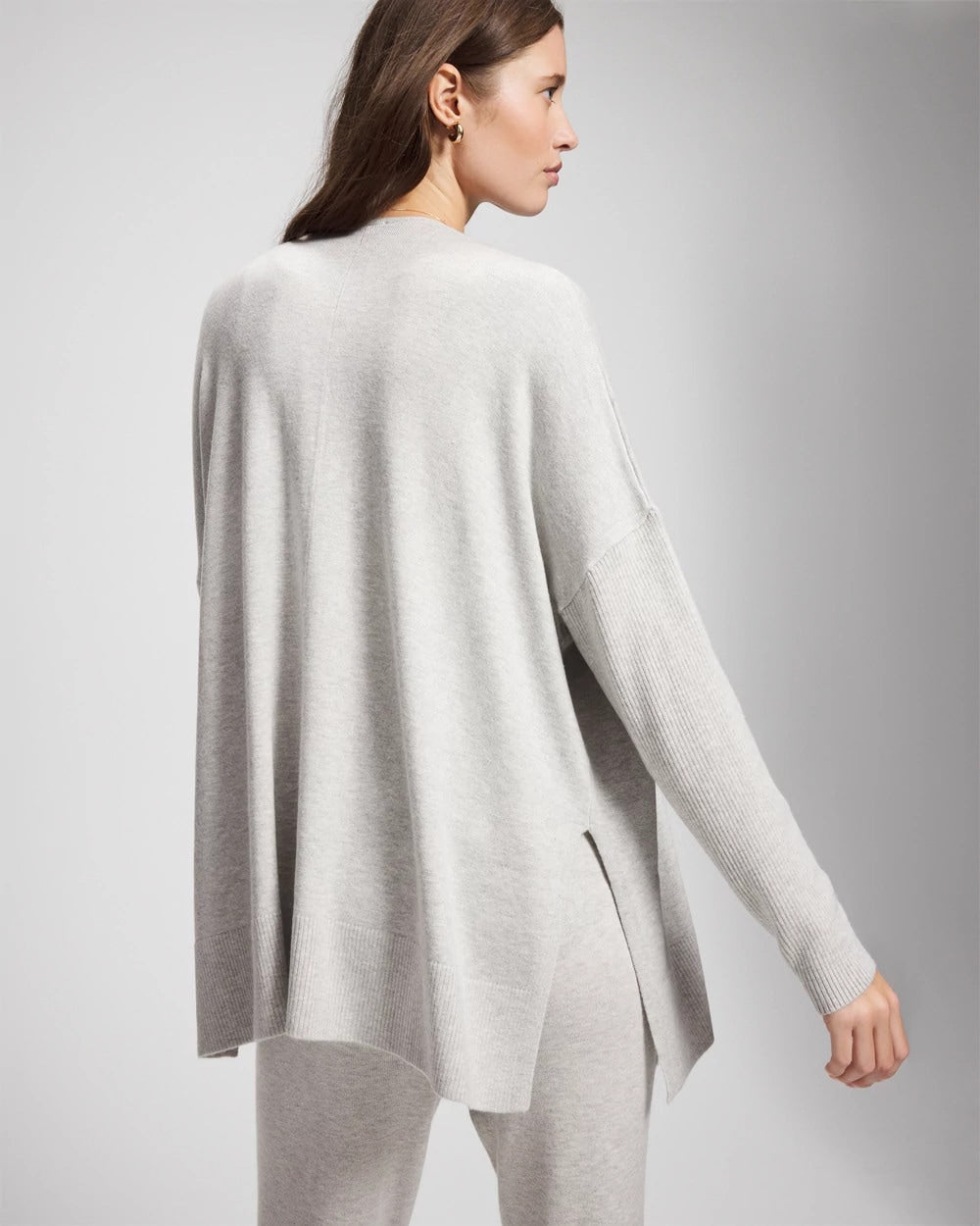 HEATHER STONE - Premier Knit Sweater Wrap