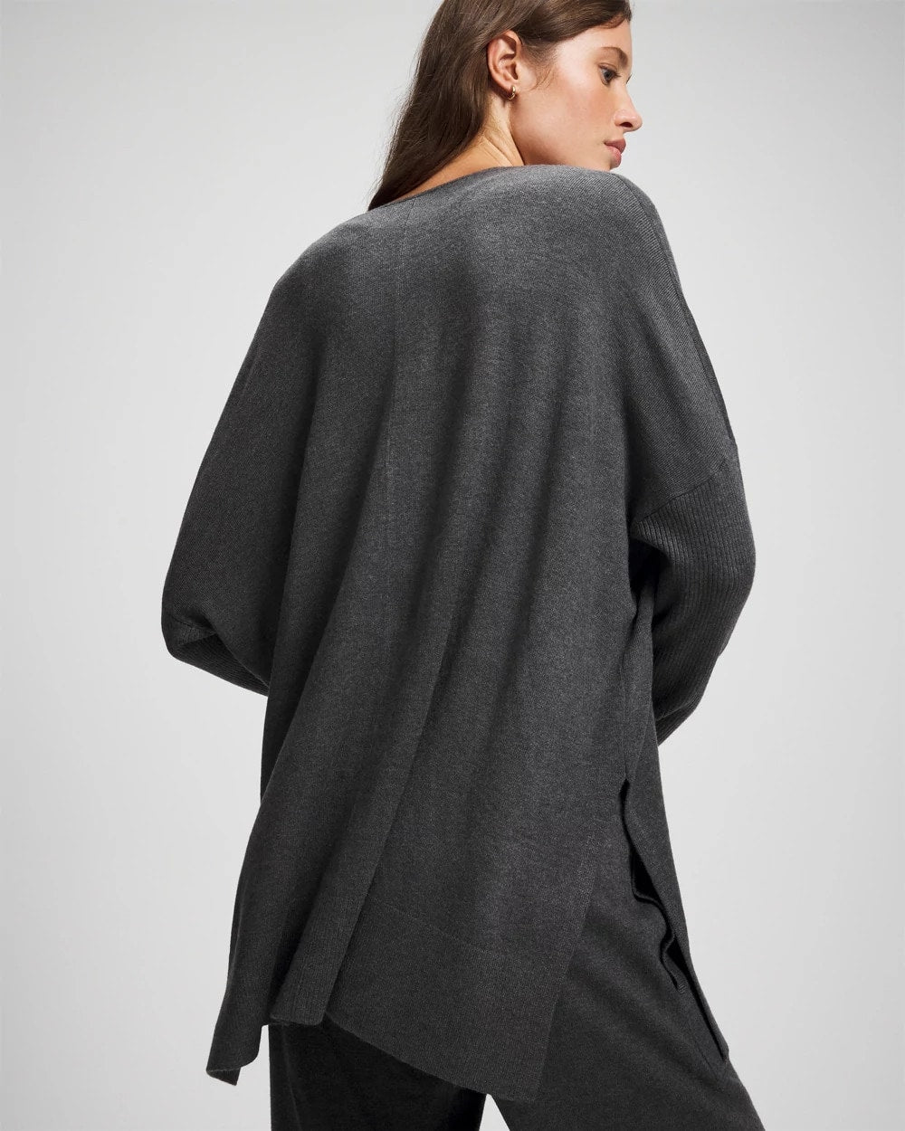 HEATHER QUARTZ - Premier Knit Sweater Wrap