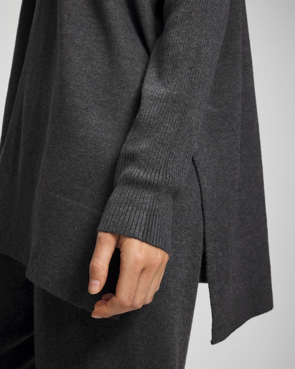 HEATHER QUARTZ - Premier Knit Sweater Wrap