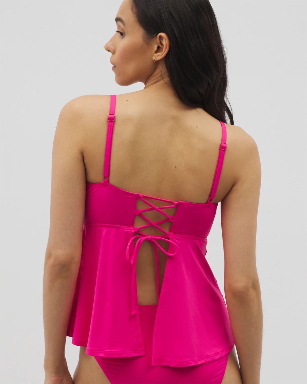CAMELLIA ROSE - Soma Swim Flyaway Tankini Top