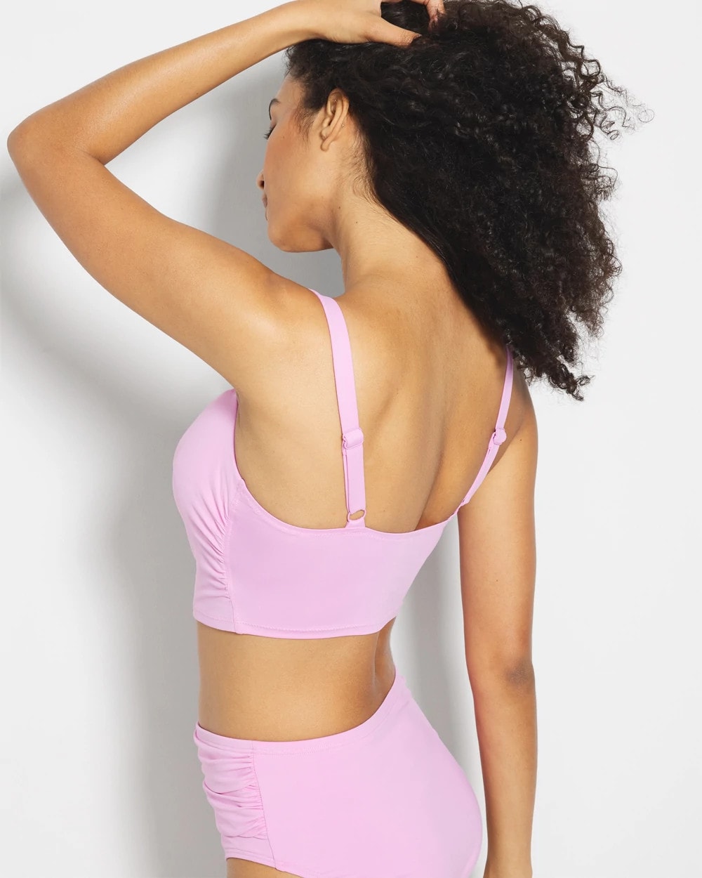 META MAUVE - V-Wire Cropped Bikini Top