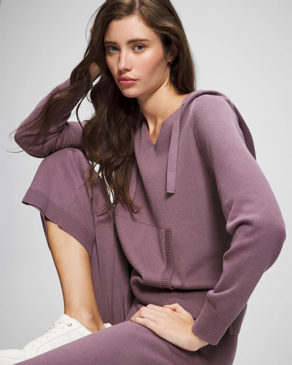 PURPLE FLINT - Cotton Sweater Hoodie