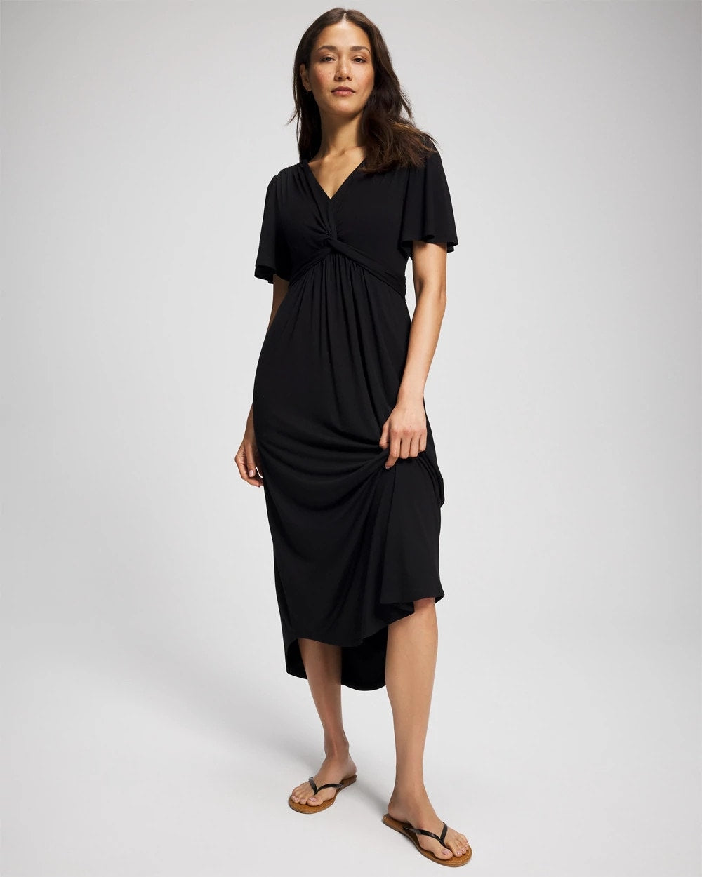 BLACK - Pamilla Midi Bra Dress