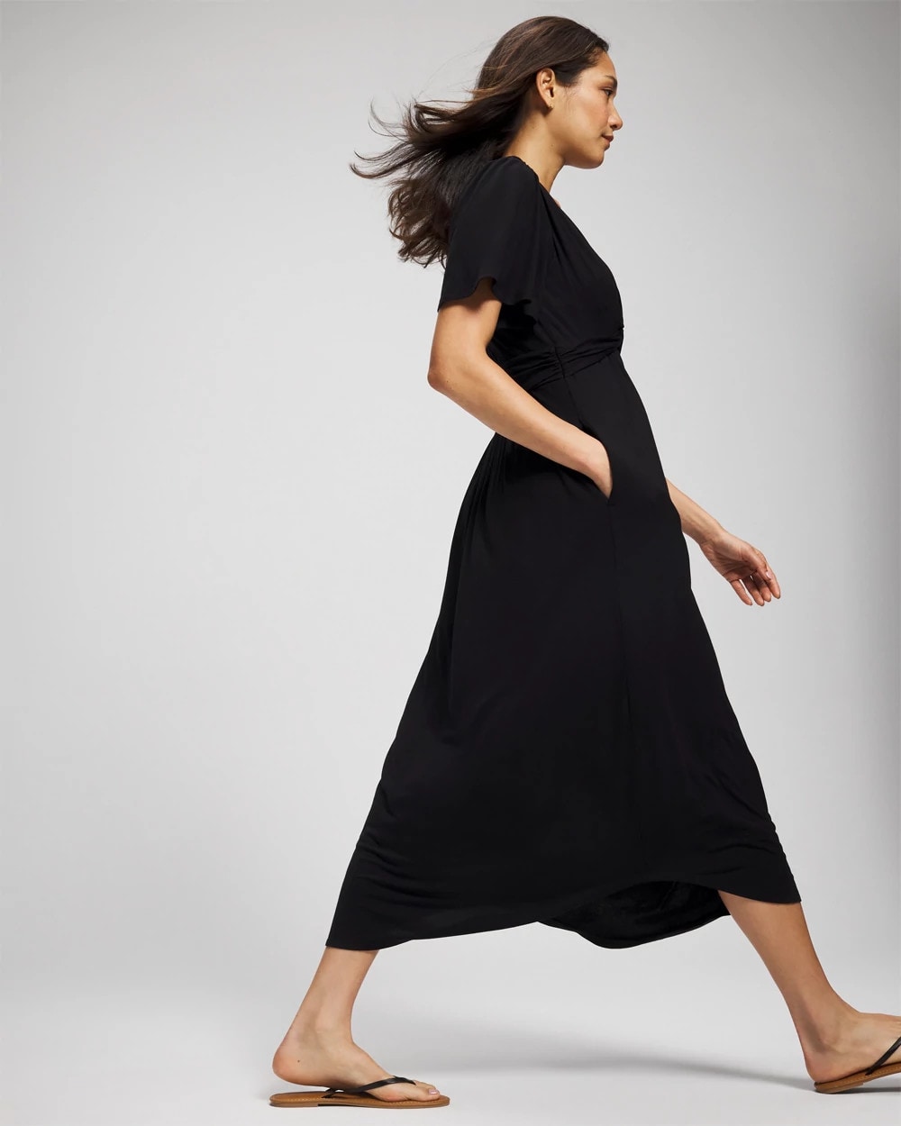 BLACK - Pamilla Midi Bra Dress