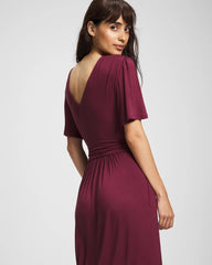 VELVET PLUM - Pamilla Midi Bra Dress