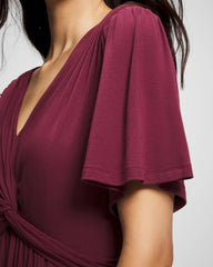 VELVET PLUM - Pamilla Midi Bra Dress