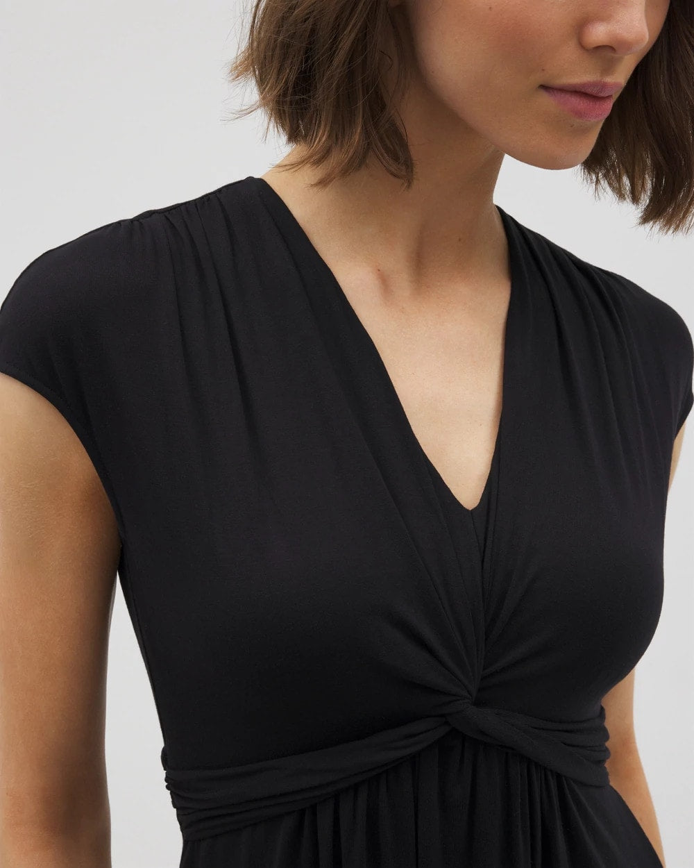 BLACK - Twist Short Bra Dress