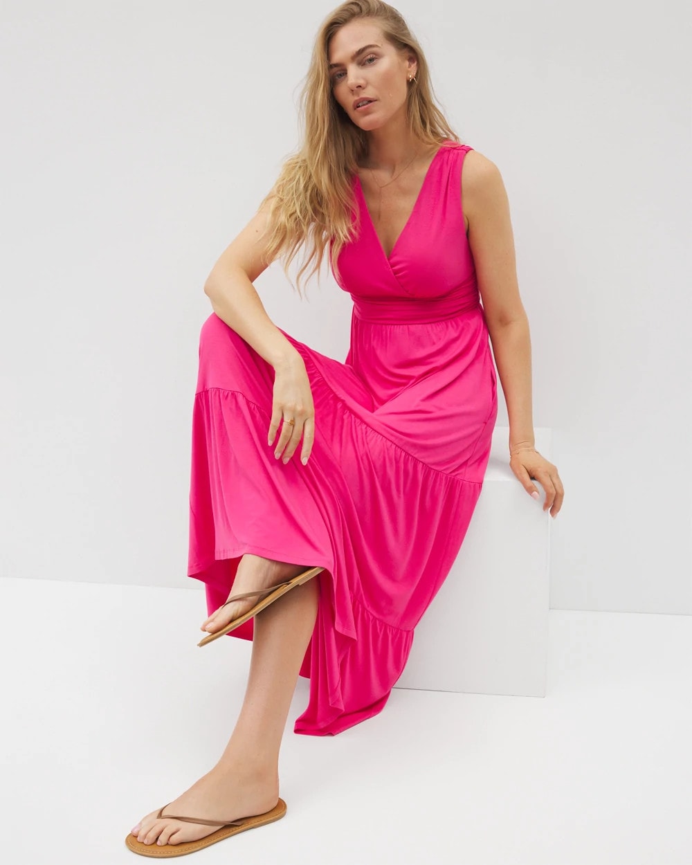 HYACINTH - Goddess Tiered Maxi Dress