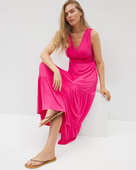 HYACINTH - Goddess Tiered Maxi Dress