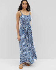 REVERIE GEO COCONUT - Paradiso Maxi Bra Dress