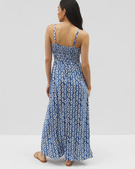 REVERIE GEO COCONUT - Paradiso Maxi Bra Dress