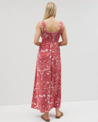 SHOW OFF PAISLEY PEACH - Bahia Maxi Bra Dress
