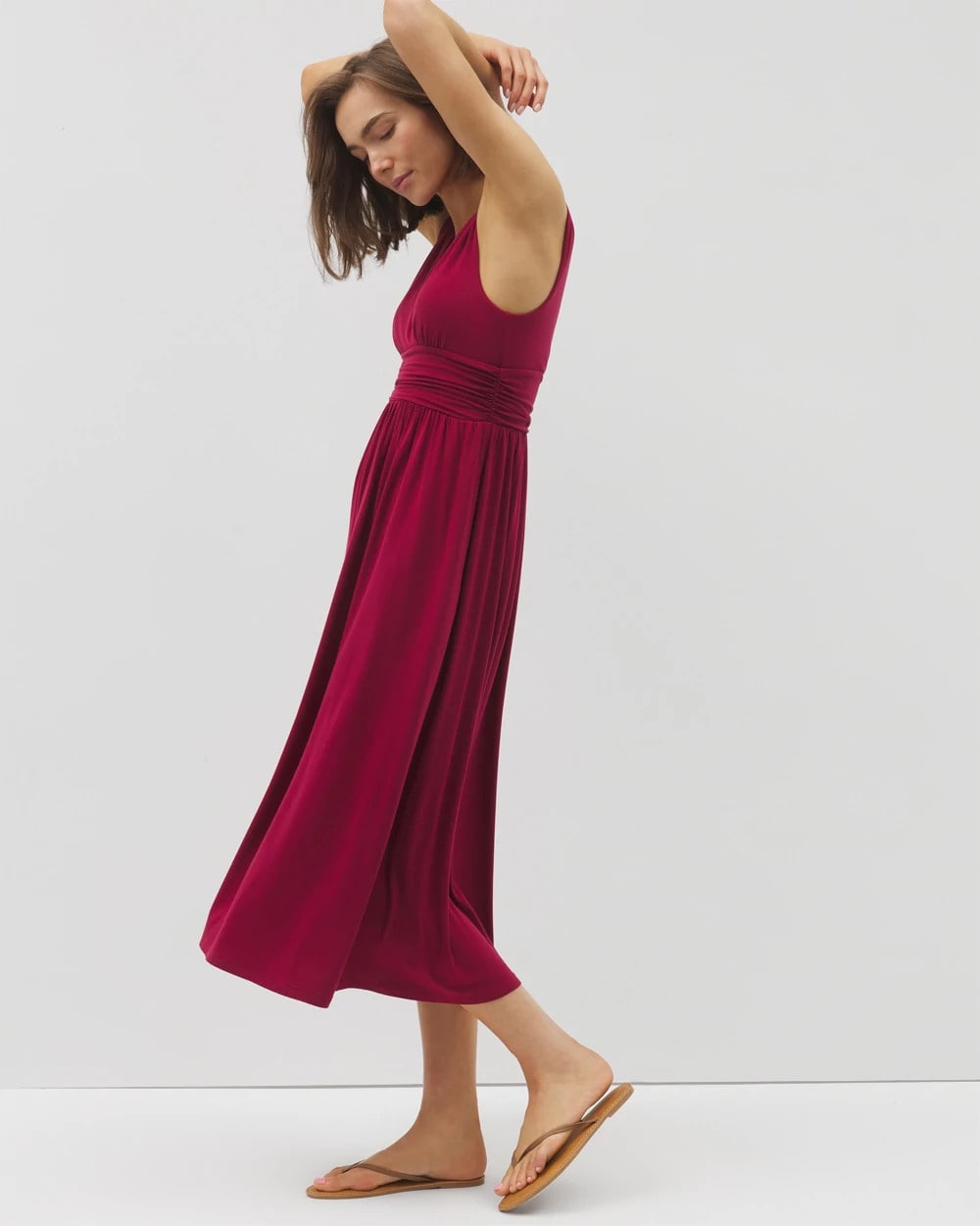 RED BEAUTY - Goddess Midi Bra Dress