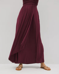 VELVET PLUM - Serenity Maxi Bra Dress