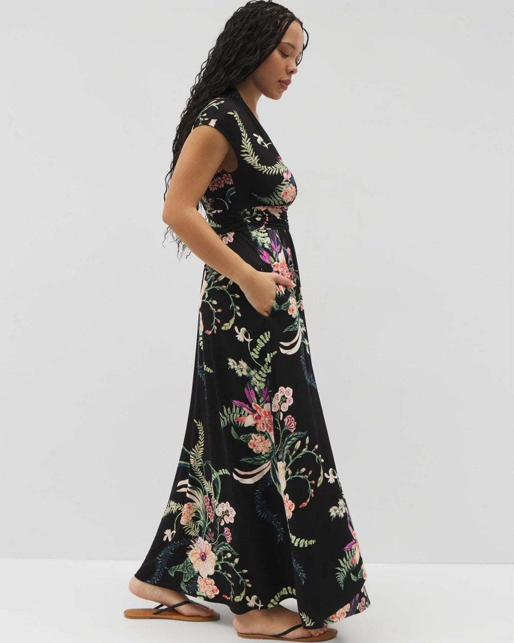PARADISE PLUMES DRAMA G B - Serenity Maxi Bra Dress