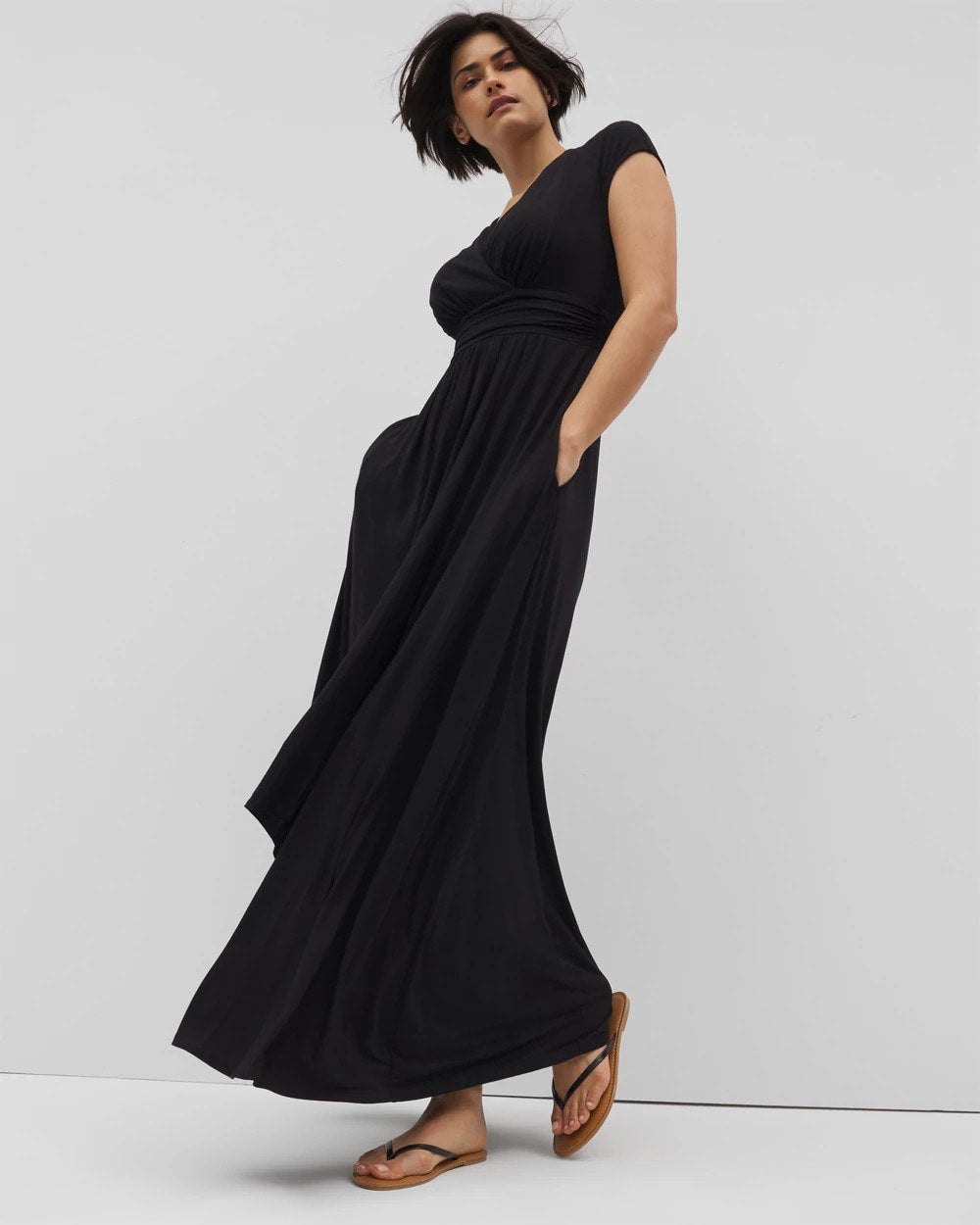 BLACK - Serenity Maxi Bra Dress