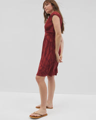PEACEFUL PALMS MID VELVET - Mini Bra Dress