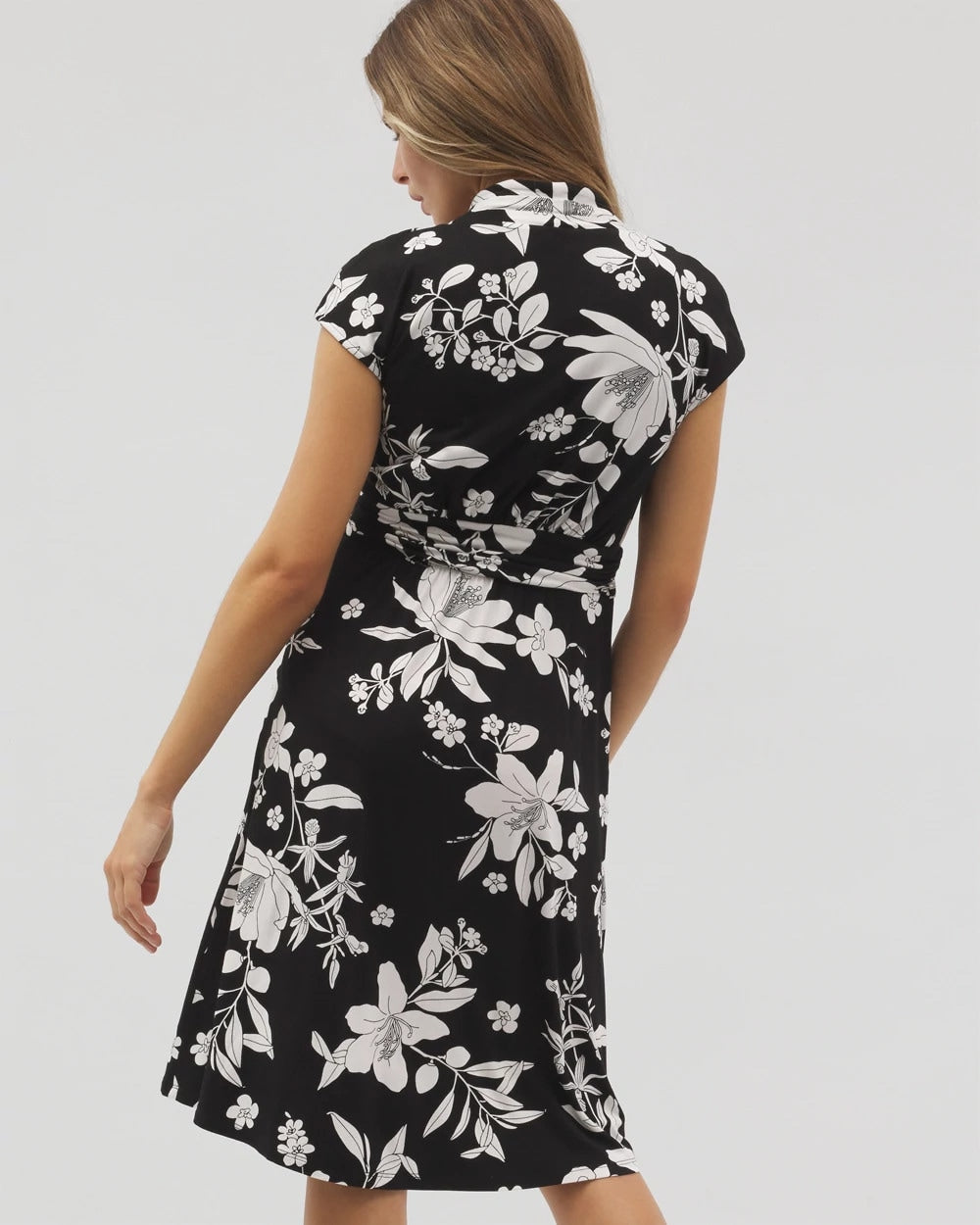 PLUMERIA DREAM G BLACK - Mini Bra Dress