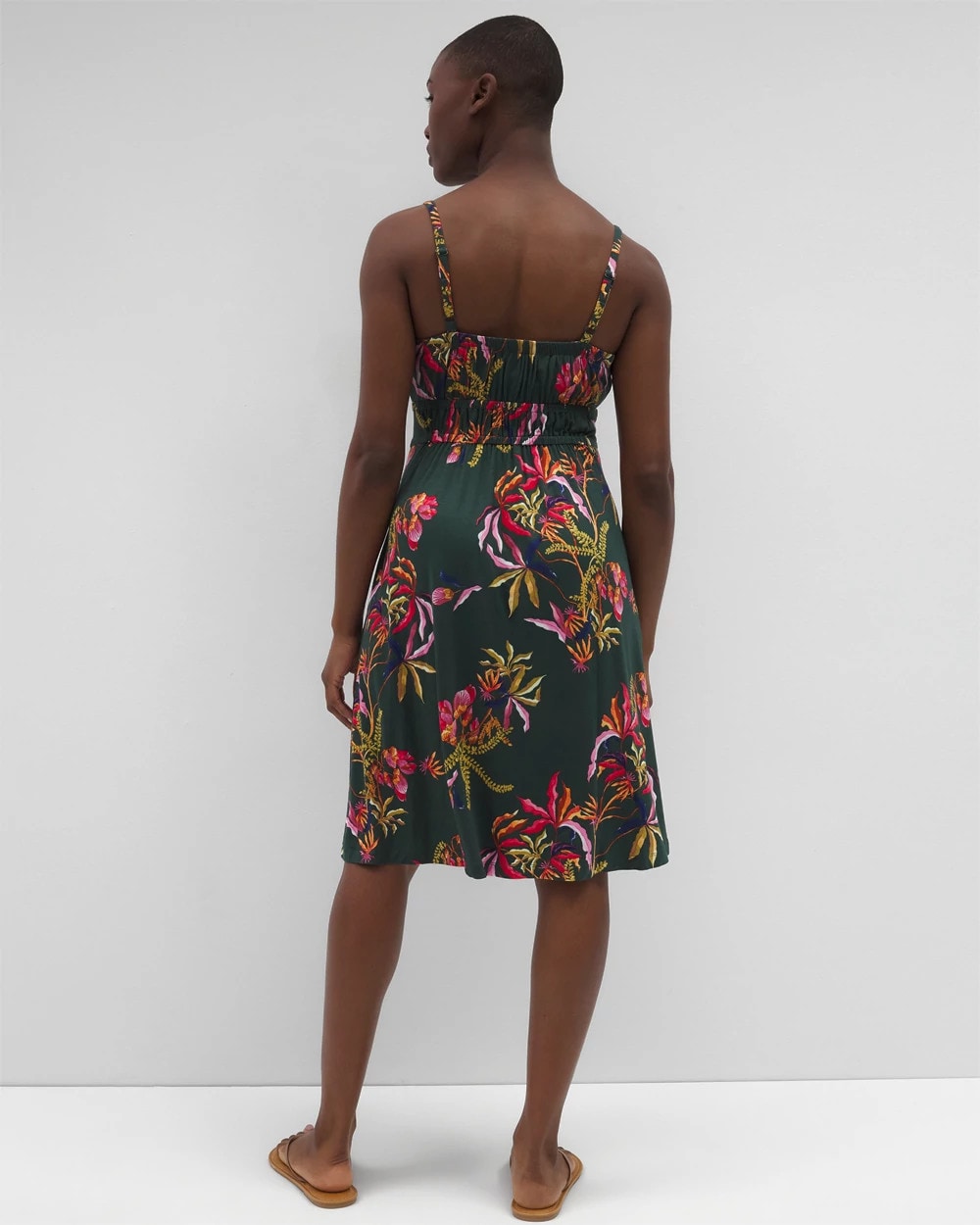 SUNRISE FLORA M EMERALD - Paradiso Short Bra Dress