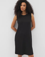 BLACK - Rib Lounge Short Dress