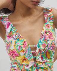 MULTI - Bleu Rod Beattie All Set for Summer Ruffle Tankini