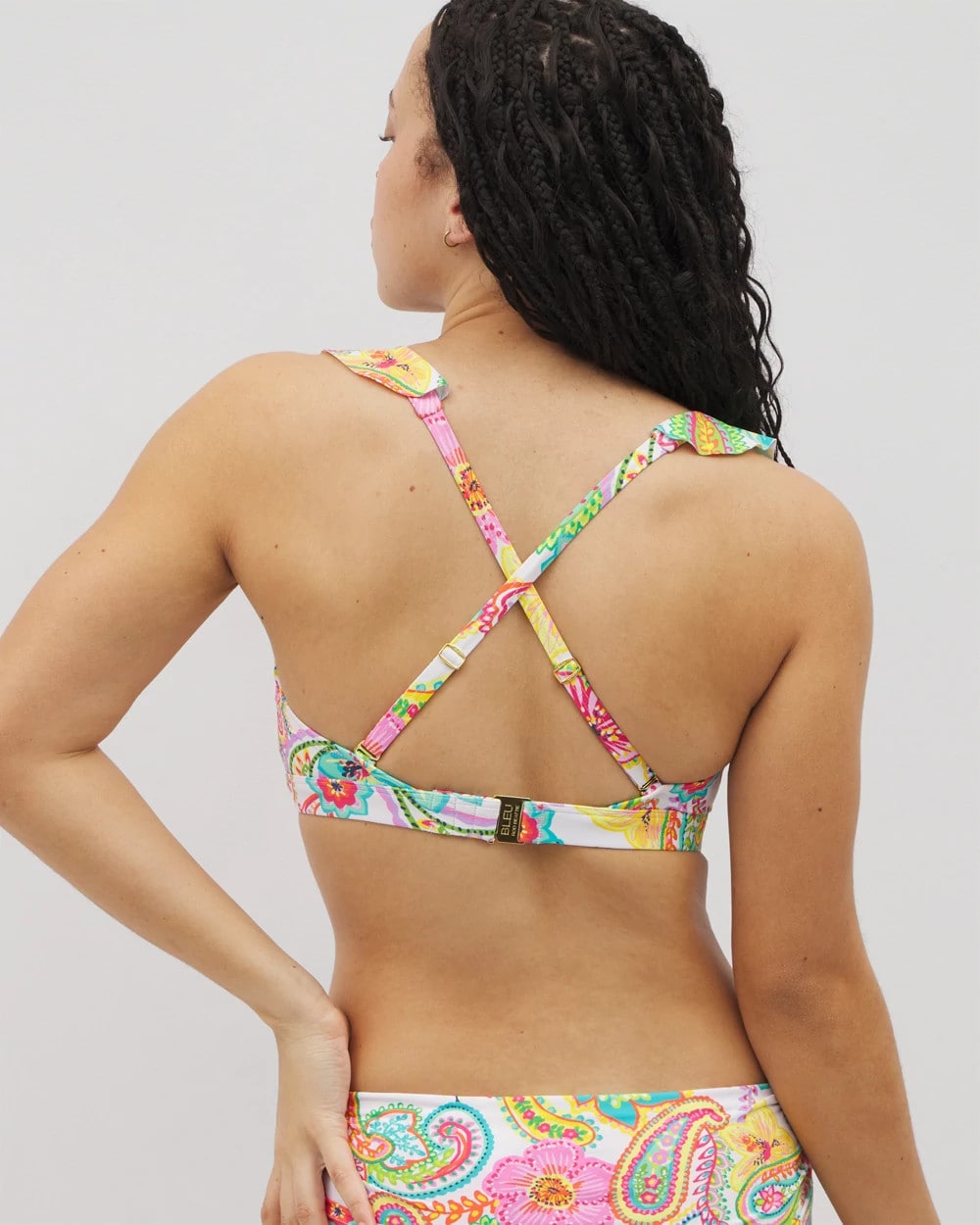 MULTI - Bleu Rod Beattie All Set For Summer Over the Shoulder Underwire Bikini