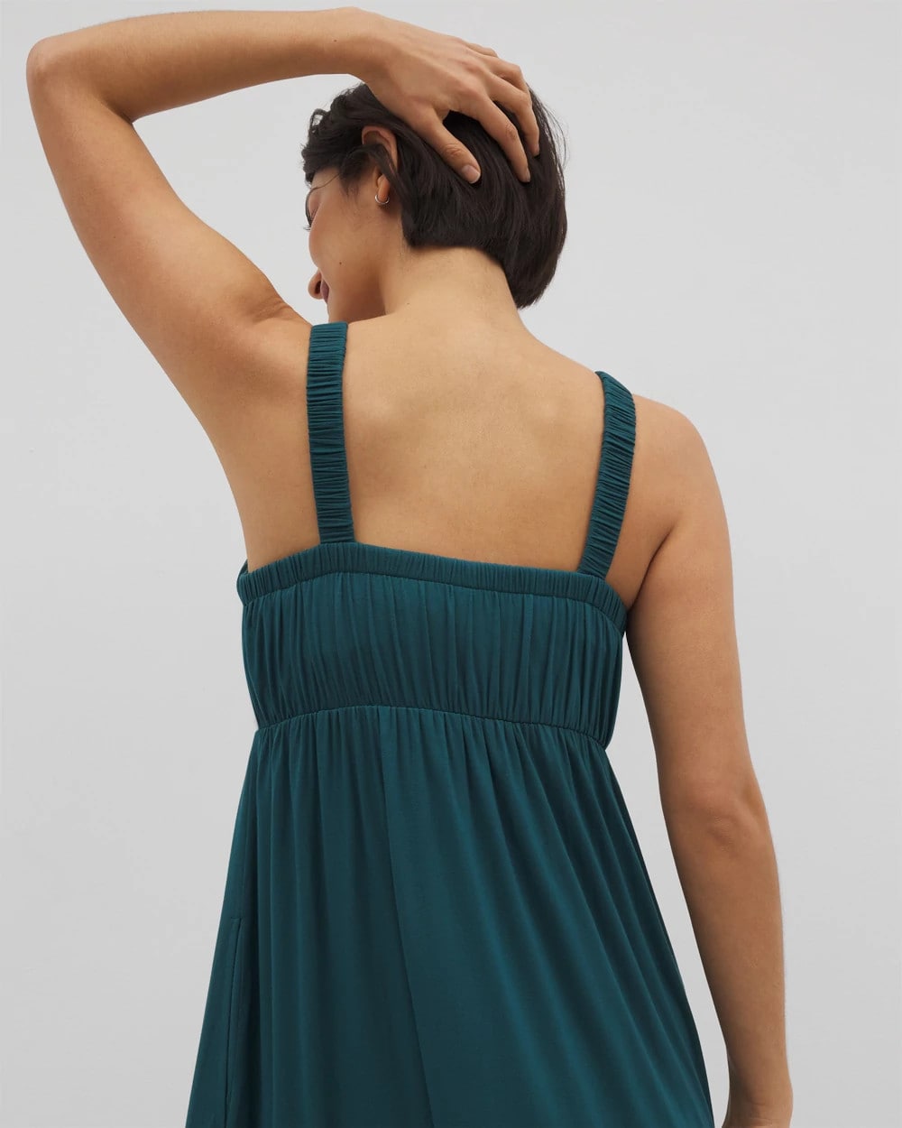 DEEP TEAL - Cabana Midi Bra Dress