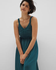 DEEP TEAL - Cabana Midi Bra Dress