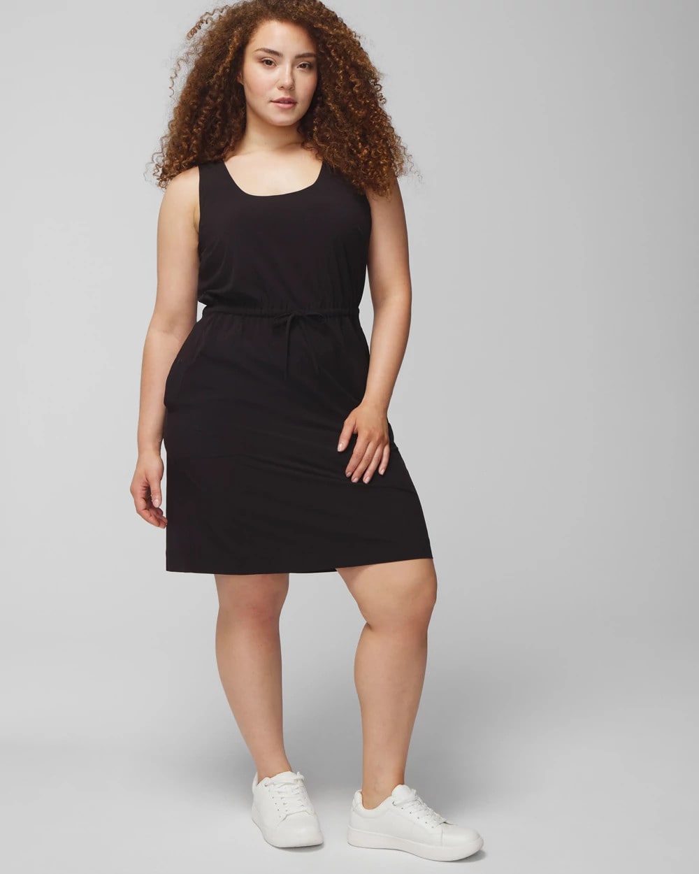 BLACK - Tank Cargo Dress