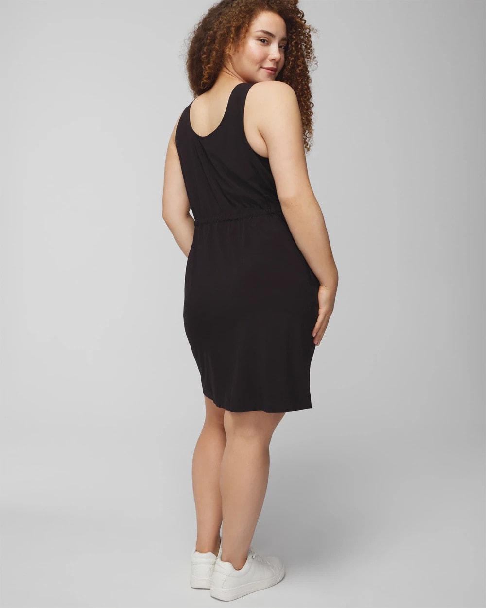 BLACK - Tank Cargo Dress