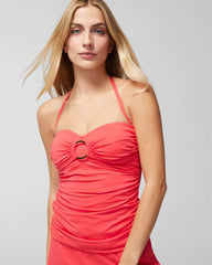 SHORTCAKE - Bleu Rod Ring Me Up Draped Bandini