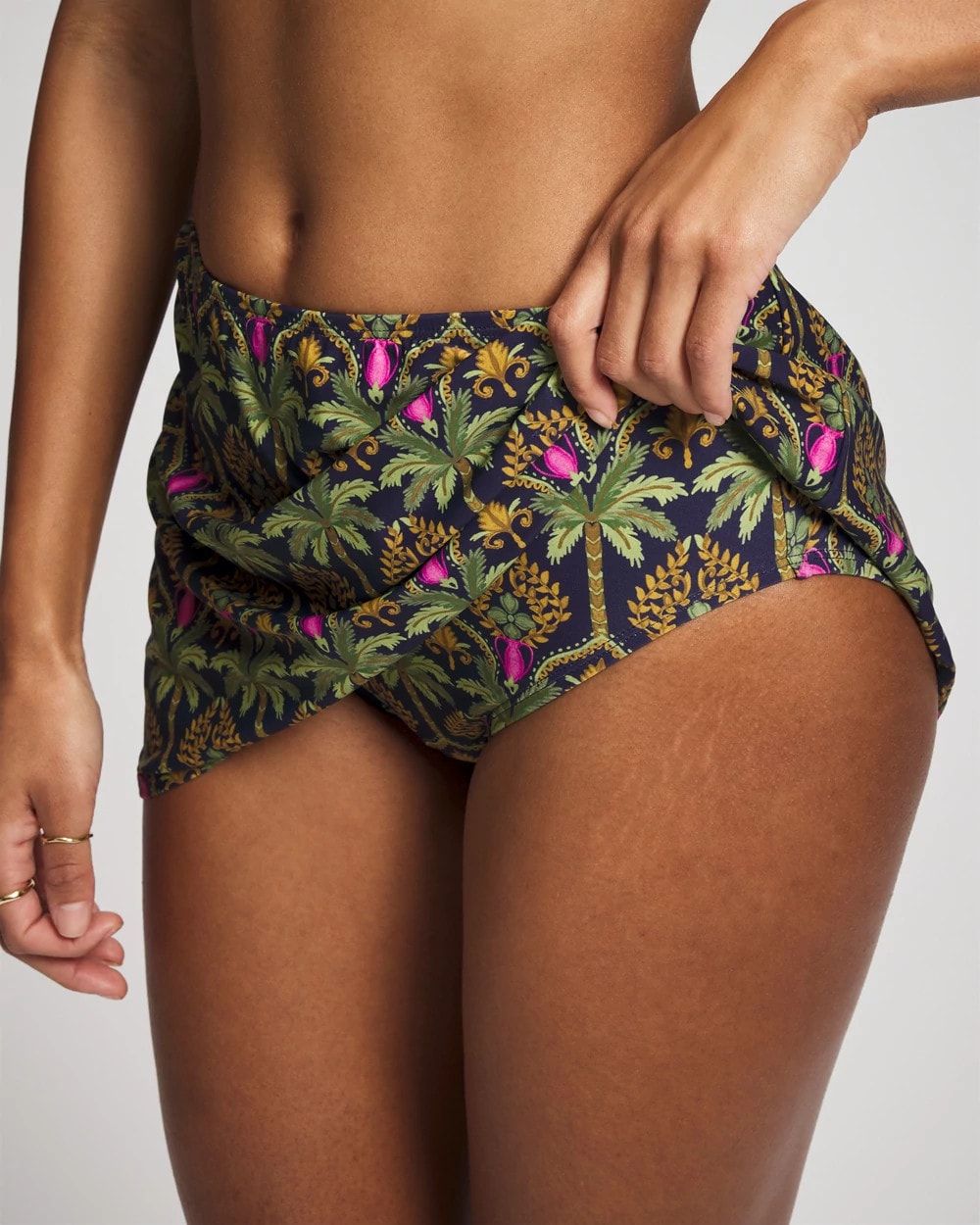 PALMY PATTERNS NAVY - Skirt