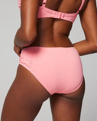 SHELL PINK - Ruched Bikini Bottoms
