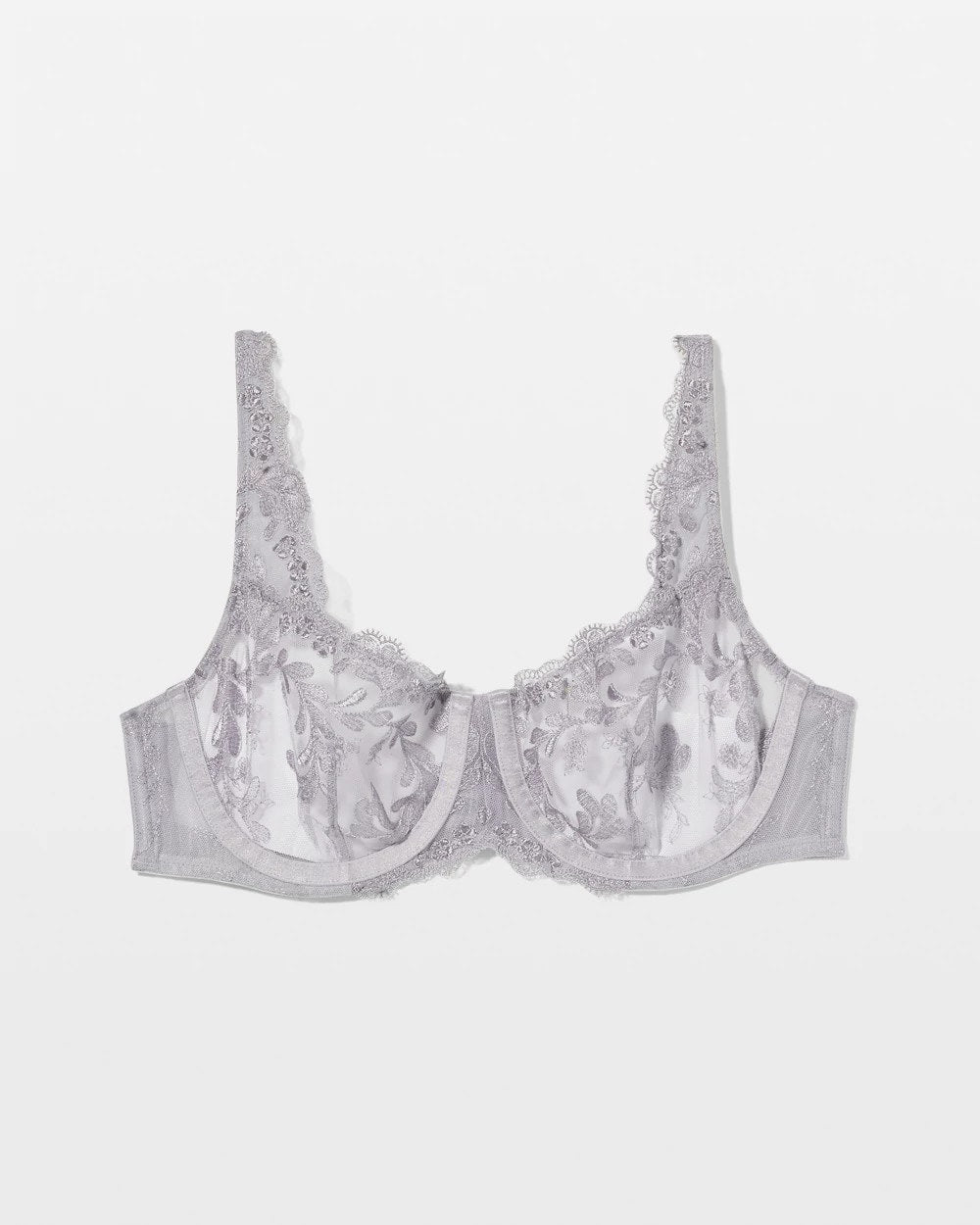 MOONSTONE - Sensuous Embroidery Balconette Bra